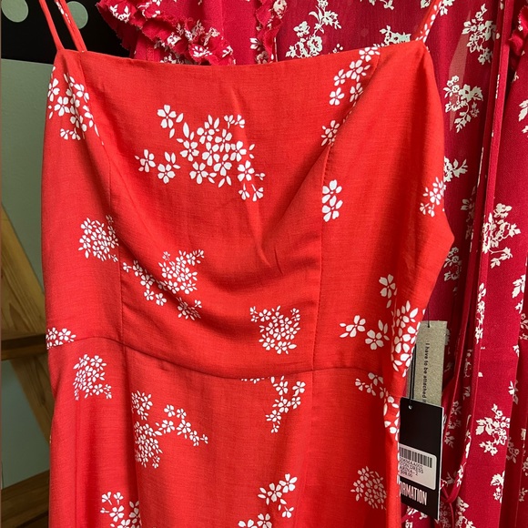SOLD - Reformation Red Mini Dress - Picture 3 of 3